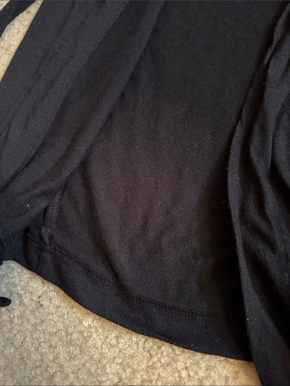 BOYS - Black Lightweight Robe with Pockets